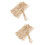 100Pièces Bâtons Aroma Diffuseur Bois Beige D'intérieur Bureau 9