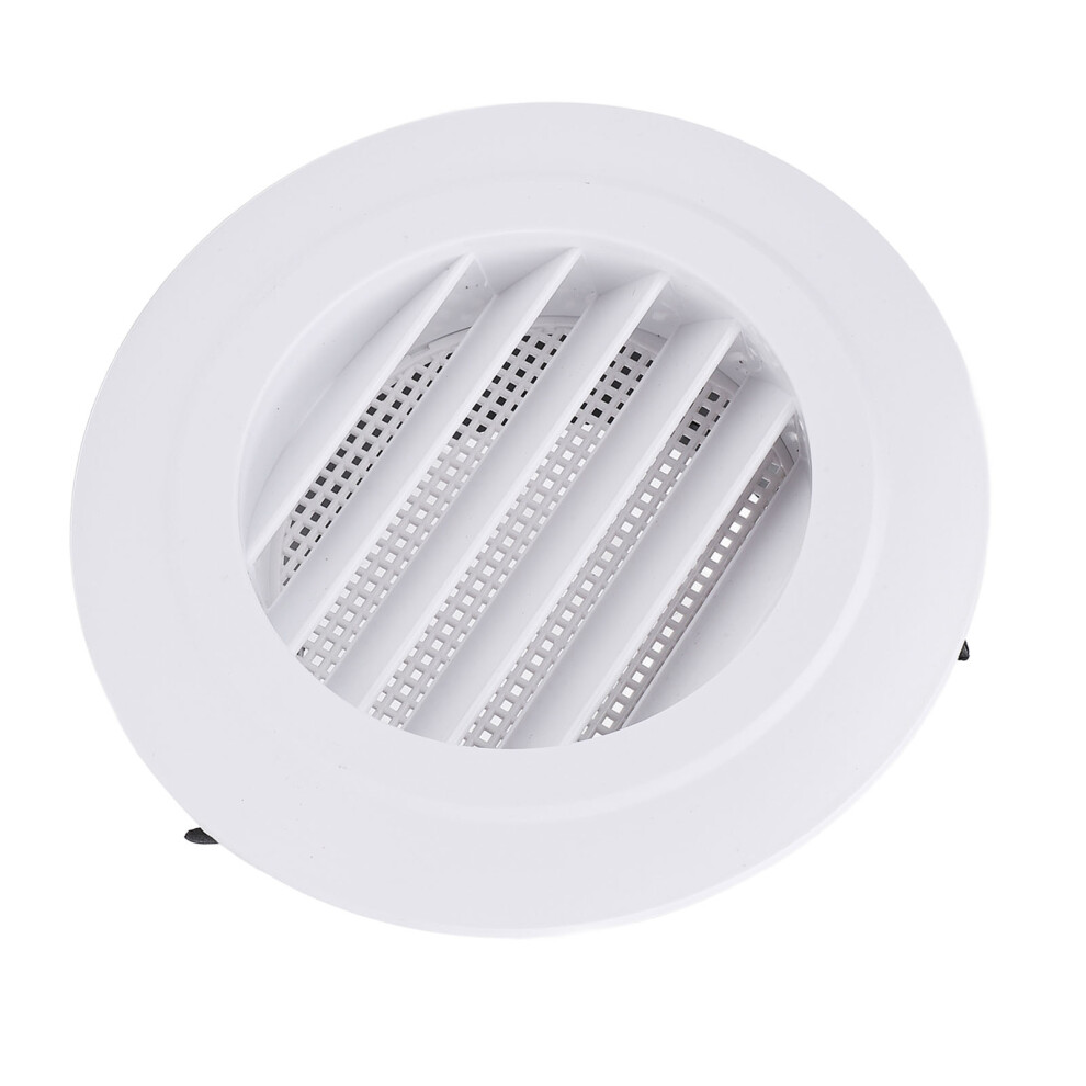 100Mm Abs Round Oblique Louver Vent Cover For Bathroom & Office 4911384979287
