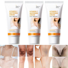 Vitamin C Body Cream for Dark Spot Removal and Brightening Sensitive Areas Face Neck Underarms 3pcs