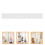2Pièces Déco Miroir Croissance Enfant Transparent Murale 11