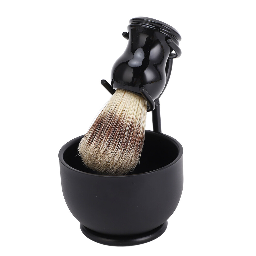 Men's Shaving Soap Bowl Stand Brush Set â ABS, Synthetic Hair