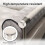 4Pièces Embouts Pour Rampe Acier Inoxydable Résistant Argent 4
