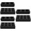 6Pièces Porte- De Boissons Noir Durable Pour 9