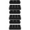 6Pièces Porte- De Boissons Noir Durable Pour 10