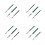 12Pcs Precision Adjustable Drawing Pens Fine Line Masking Multi Color 7