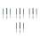 12Pcs Precision Adjustable Drawing Pens Fine Line Masking Multi Color 10