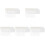 125Pcs Small White Commanding Hand-Crank Flags for Sports Matches 4
