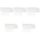 125Pcs Small White Commanding Hand-Crank Flags for Sports Matches 5
