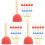 72Pcs Assorted Color Sponge Painting Brushes Kids Graffiti Art Tools 2
