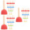 72Pcs Assorted Color Sponge Painting Brushes Kids Graffiti Art Tools 7