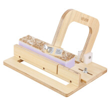Soap Cutter Adjustable Thickness Wooden Wire Slicer for DIY Handmade Soap and Candle Making