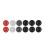 12PCS Replacement Joystick Caps for PS5 Game Console Repair Cap for Broken Joysticks Button Cap for PS5/PS5 SLIM/PS5 PRO 2