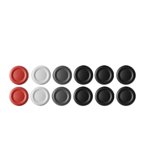 12PCS Replacement Joystick Caps for PS5 Game Console Repair Cap for Broken Joysticks Button Cap for PS5/PS5 SLIM/PS5 PRO 1