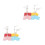 8Pcs Flexible Assembly Model Holder Stands Assorted Colors for Figures 7