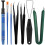 7 Pieces of Keyboard Lubricating Oil  Puller Kit IC Extractor  Puller Key for Removing Electronic Components 1