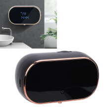 Dispensador de jabón por inducción 350 ml 17x6.3x10 negro