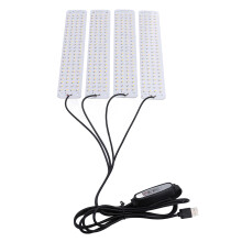 Indoor-Garten-LED-Wachstumslichtpanel mit 384 LEDs, dimmbar, Timer, 5V, für Pflanzen