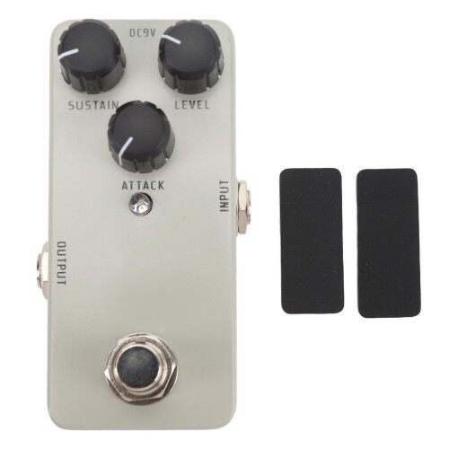 Pedal de compresor mini 9VDC True Bypass aluminio 2