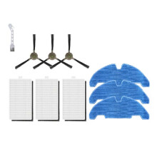 10 Filtros HEPA, Cepillos Laterales, Mopas y Repuestos para Aspiradora Robot para  M330/M330 Pro.