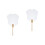 2Pièces Éventails Transparants En Bambou Pour DIY 6