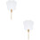 2Pièces Éventails Transparants En Bambou Pour DIY 8