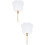 2Pièces Éventails Transparants En Bambou Pour DIY 9