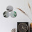 5Pcs Self-Adhesive Silver Circle Mirrors Small Decorative Mirror Tiles 6