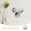 5Pcs Self-Adhesive Silver Circle Mirrors Small Decorative Mirror Tiles 9