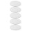 5Pcs Self-Adhesive Silver Circle Mirrors Small Decorative Mirror Tiles 11
