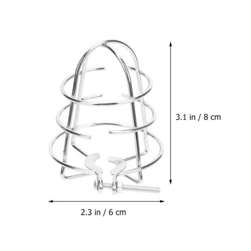 4Pcs Silver Iron Fire Sprinkler Cage Covers for Home Safety 2