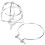 4Pcs Silver Iron Fire Sprinkler Cage Covers for Home Safety 10