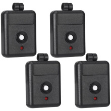4-Pack 1-Kanals Nyckelringsfjärrkontroll Till Garageport för Linear DNT00026, för Delta-3 310 MHz 12 V Miniatyr Garageportsöppnare.