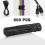 4000Pcs Black Data Cable Wire Ties Heavy Duty Flexible Tying 3