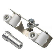 Ferramenta de Canto com Rolo Duplo Compatível com Hastes Extensíveis para Acabamento de Cantos Internos em Drywall com Ângulos Ajustáveis