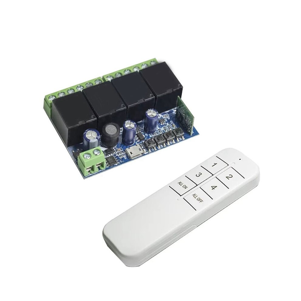 4-Channel Intelligent Wifi /Relay Module, 6-Button Remote Control, Wireless Timer. 4714110924960