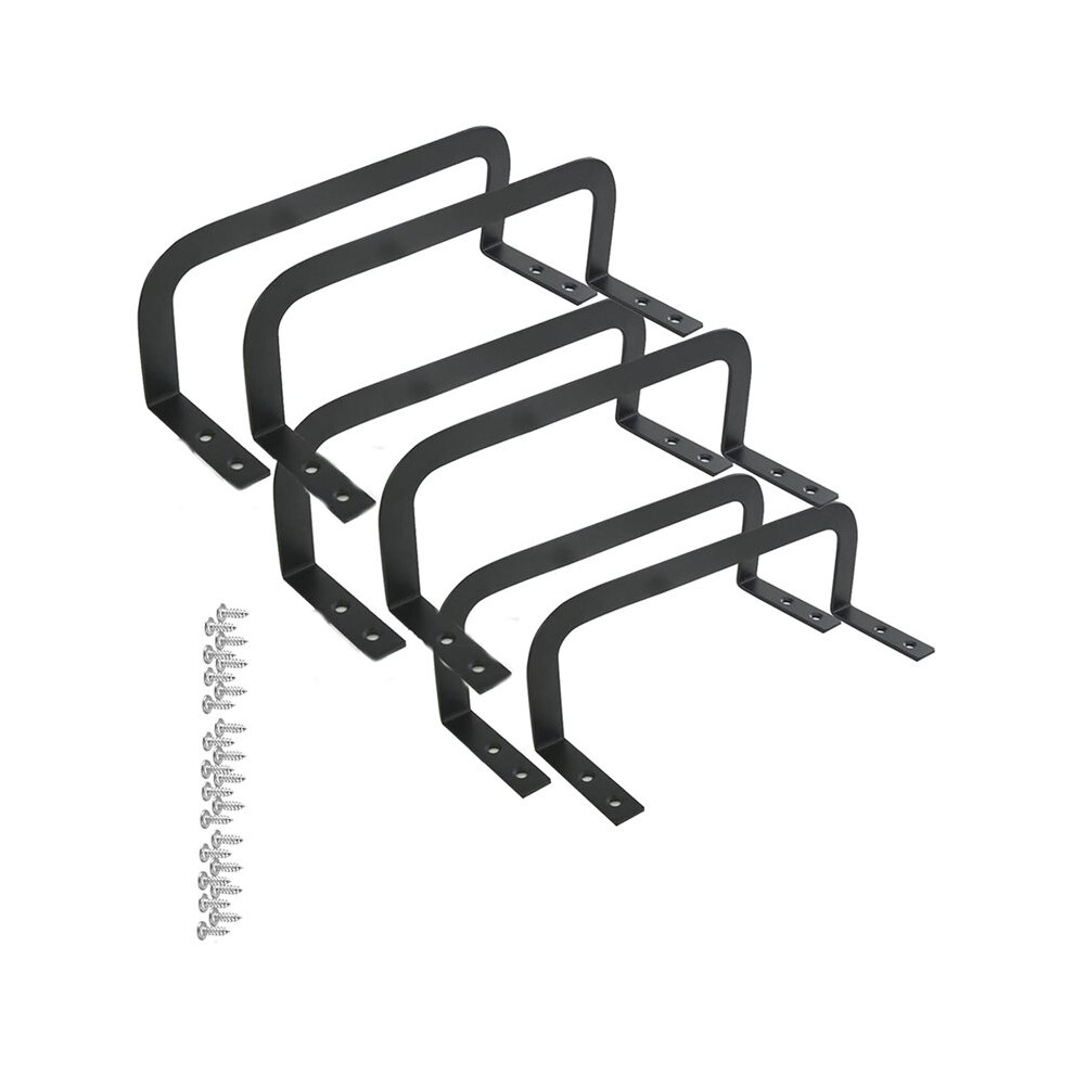 6Pcs Mattress Slide Stopper Metal Retainer Bar Non-Slip Gripper To Prevent Mattress From Sliding Rv/Wooden Bedstead 4713191164111
