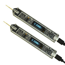 200 Hz Bis 100 MHz Stift-Frequenzmesser mit OLED-Display, Frequenzzähler und Detektor für Elektriker, 2 Stück