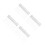 800St Flexibele Witte Fabric Hoedliner, Universele Baseball Cap Shaper 8