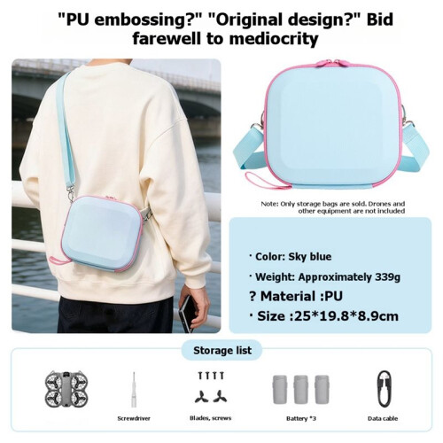 For  Neo 2 Drone Shell Storage Bag Waterproof Dustproof Portable Case Shockproof for Drone Carrying Case D