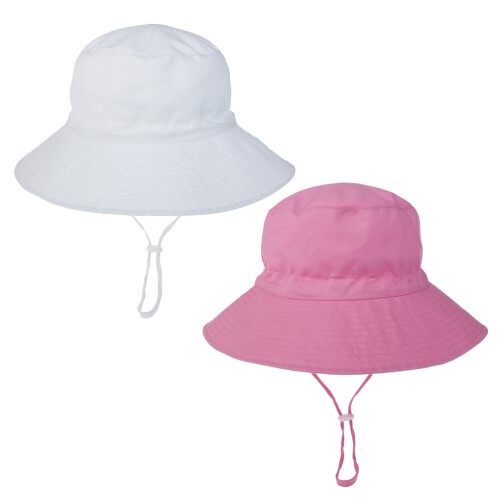 Wit Ventilerende Zonneklep Hoed Baby's En 2