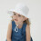 Wit Ventilerende Zonneklep Hoed Baby's En 4