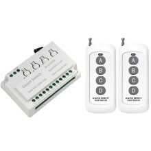 DC5V/12V/24V 4CH Independent Working Jog Self-Locking Relay Module for Remote Control of Motors and Lighting Fixtures