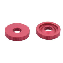 2PCS Alloy Colorful Nuts for Nagra / Stellavox High Precision Reel Retaining Nuts Red