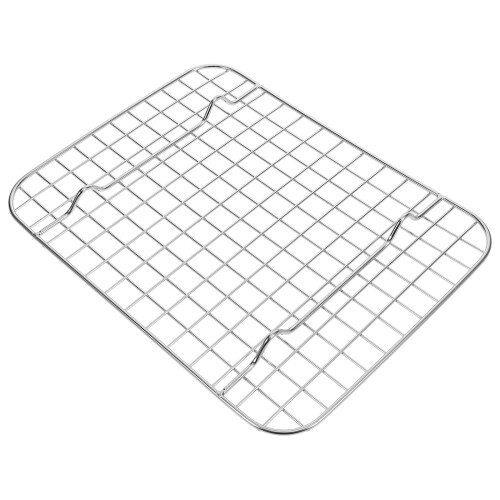 4Pièces Grille De Cuisson En Acier Inoxydable 304 Multifonction Argent 2