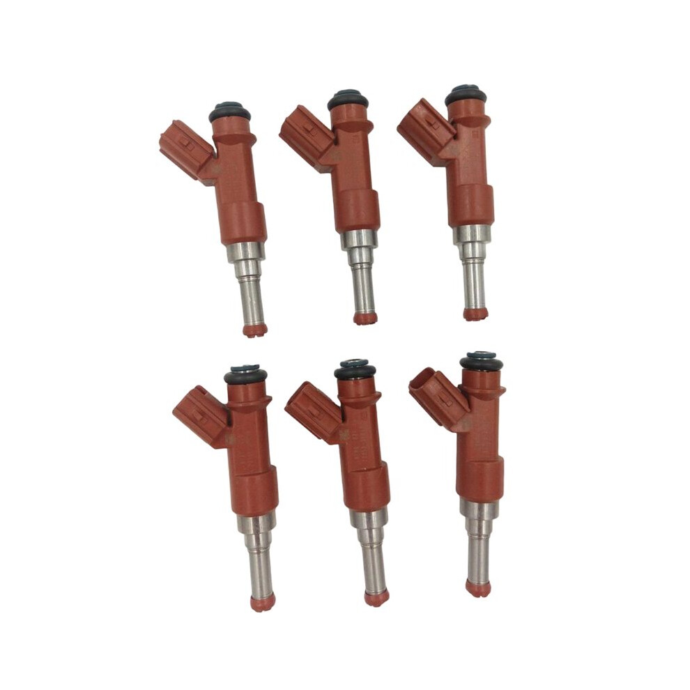 For Avalon Camry Highlander Rav4 Es350 Rx350 2005-2012 6 Cyl 3.5L 23250-0P040 6Pcs Fuel Injector Nozzle 4711354422191