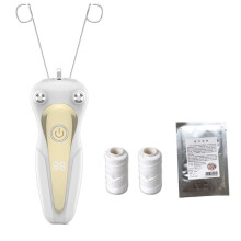 Electric Hair Remover Facial Hair Removal Defeatherer Body Arm Cotton Thread Depilator LCD Display