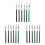 18Pcs Fine Liner Pens for Art Adjustable Ruling Pen Assorted Colors 6