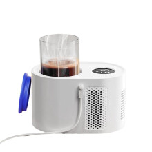 Coffee Cup Warmer, Refrigerator for Wine Chiller, Cup Warmerfor Desk(Cooling, Heating, and Fermentation) EU Plug