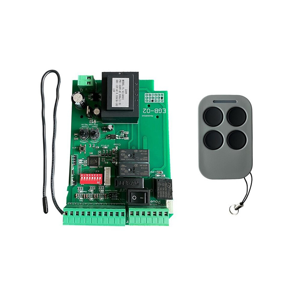 Ac110 Automatic Sliding Gate Motor Control Board With Remote Control For Sliding Gate Opener Access Control System 6032698036775