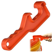 Paint Bucket Lid Opener Tool for 5 Gallon Plastic Cans, Red Wide Mouth Lid Wrench